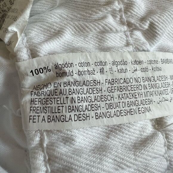 Zara White Paperbag Shorts - Picture 7 of 8